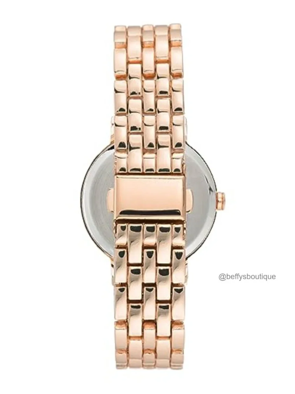 Women's Rose Gold Bracelet Watch Analog Japanese Quartz Glitter Dial